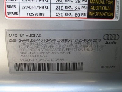 2007 Audi A3  2.0T