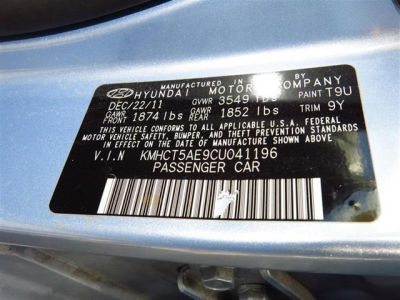 2012 Hyundai Accent  GS