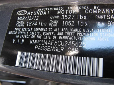 2012 Hyundai Accent  GLS