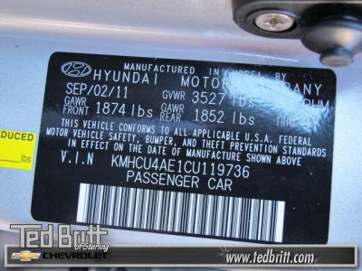 2012 Hyundai Accent  GLS