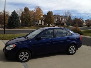 2010 Hyundai Accent  Blue