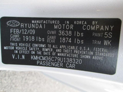 2009 Hyundai Accent  GS