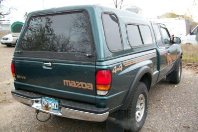 Buy 1998 Mazda B4000 SE142,301,Extended Cab Pickup,Green,Gray,IA128162