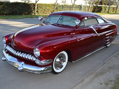 Buy 1950 Mercury Monterey600,Coupe,Candy Apple Red,White,5423 ...