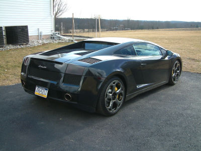 Lamborghini Gallardo черная