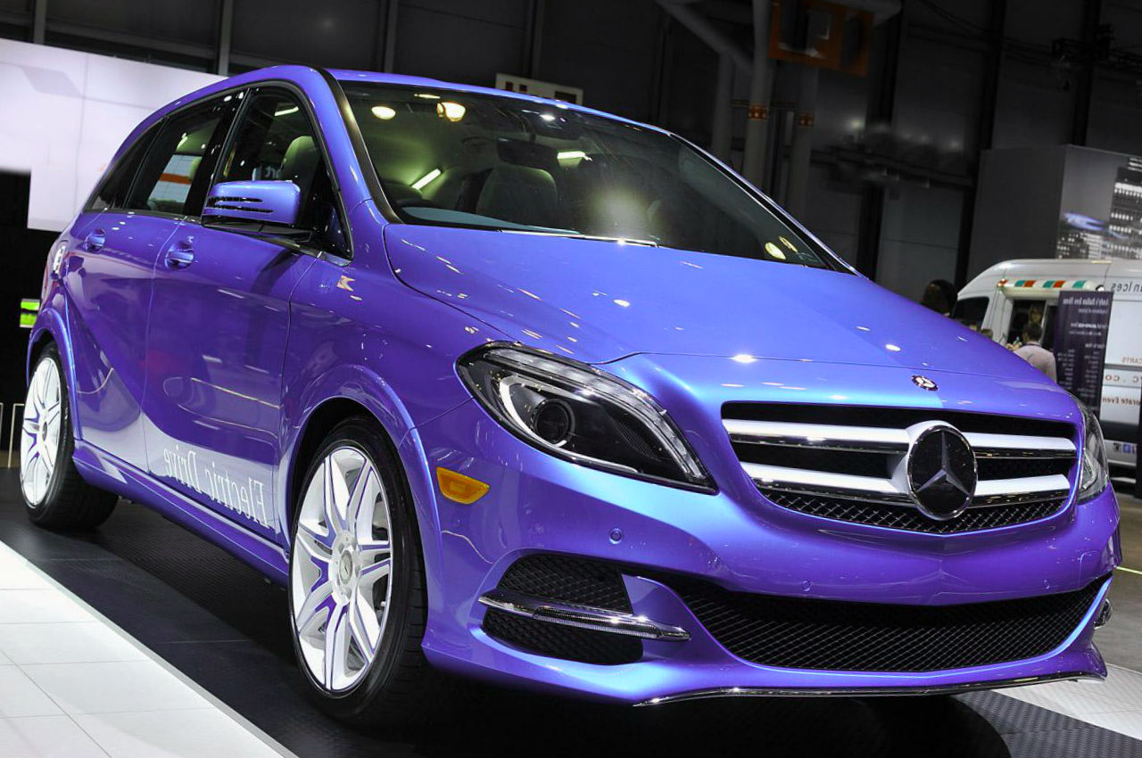 A new electric Mercedes model costs 41,450 dollars