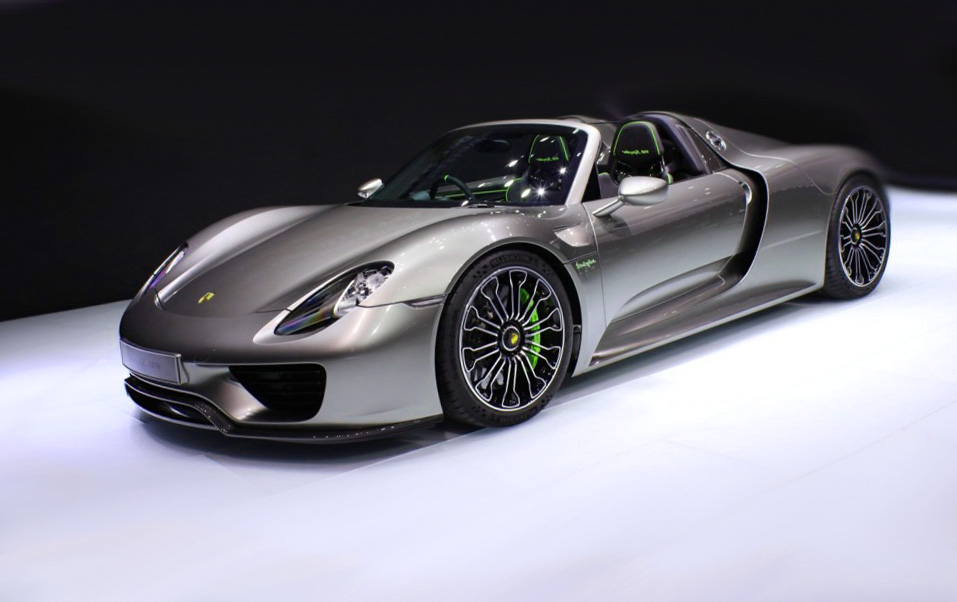 Porsche 918 нарисовать