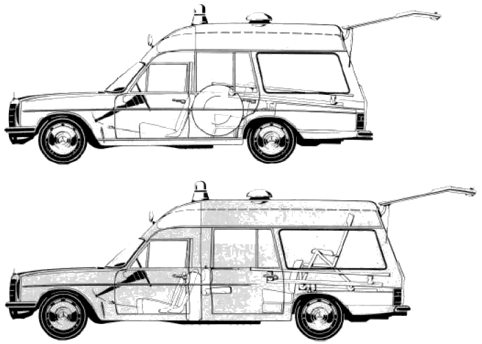 Mercedes-Benz 240D Ambulance