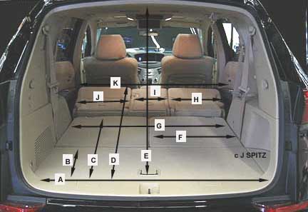 Subaru Tribeca interior