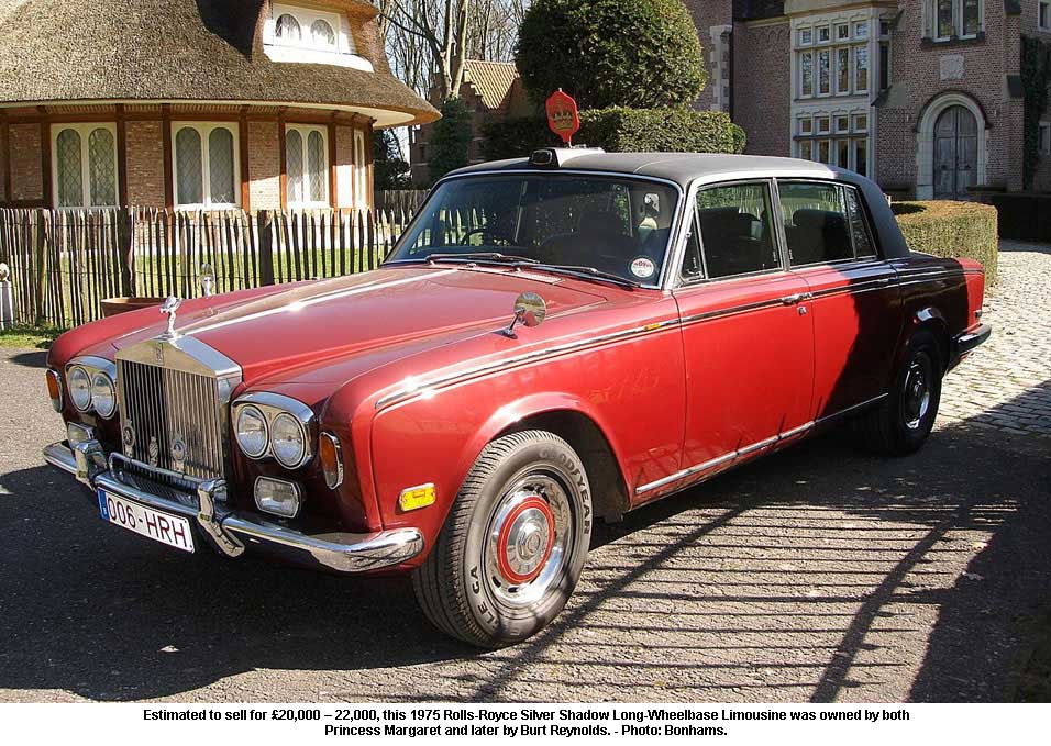 Rolls Royce Silver Shadow Long Whellbase Saloon