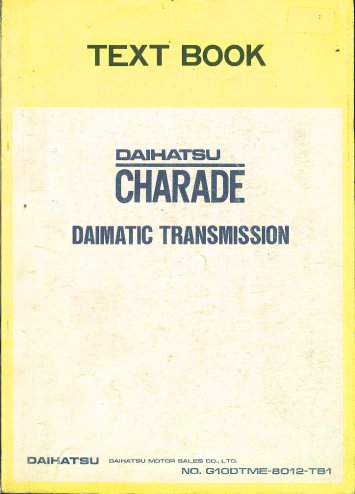 Daihatsu Charade Daimatic
