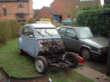 Citroen 2CV Chassie