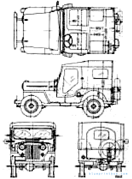 Mitsubishi Jeep CJ3B-J3