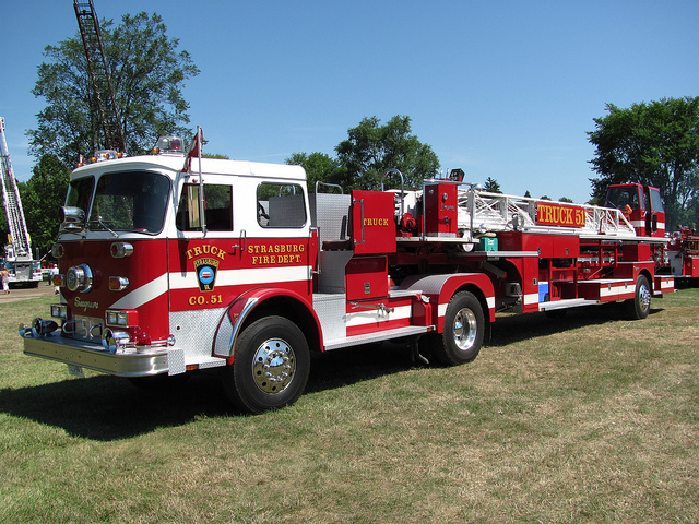 Seagrave Tiller Ladder Truck