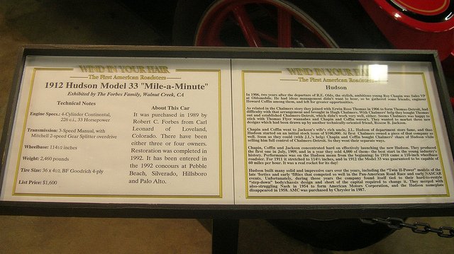 Hudson Model 33 Mile-a-Minute