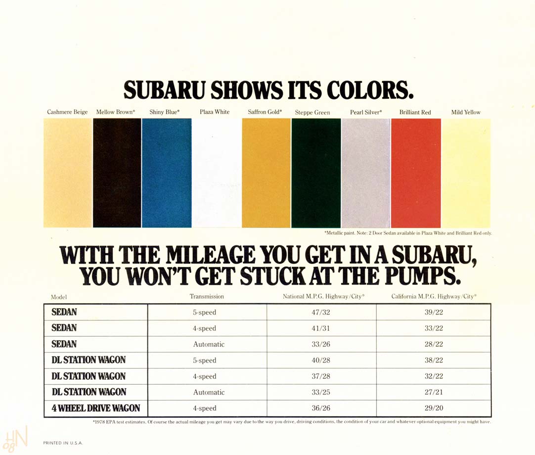 Subaru Subaru 20