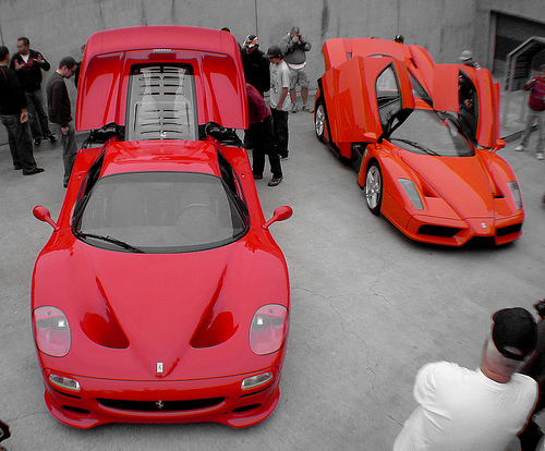 Ferrari F-50 and Enzo