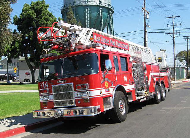 Pierce Ladder truck