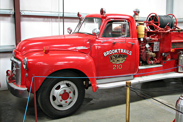 GMC 450 fire truck