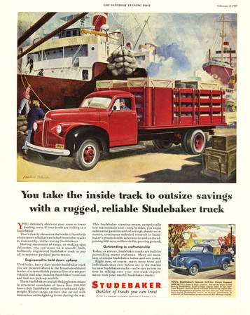 Studebaker Stake truck