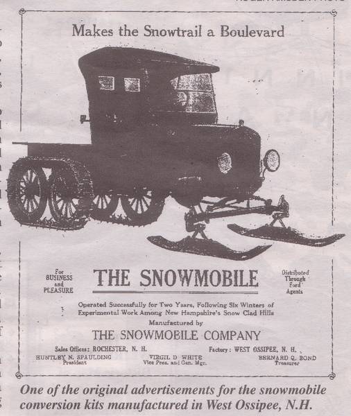 Ford Model T Snowmobile