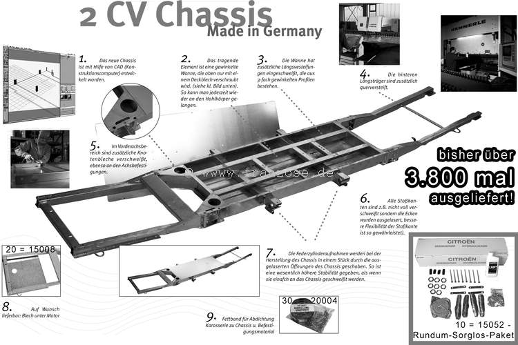 Citroen 2CV Chassie
