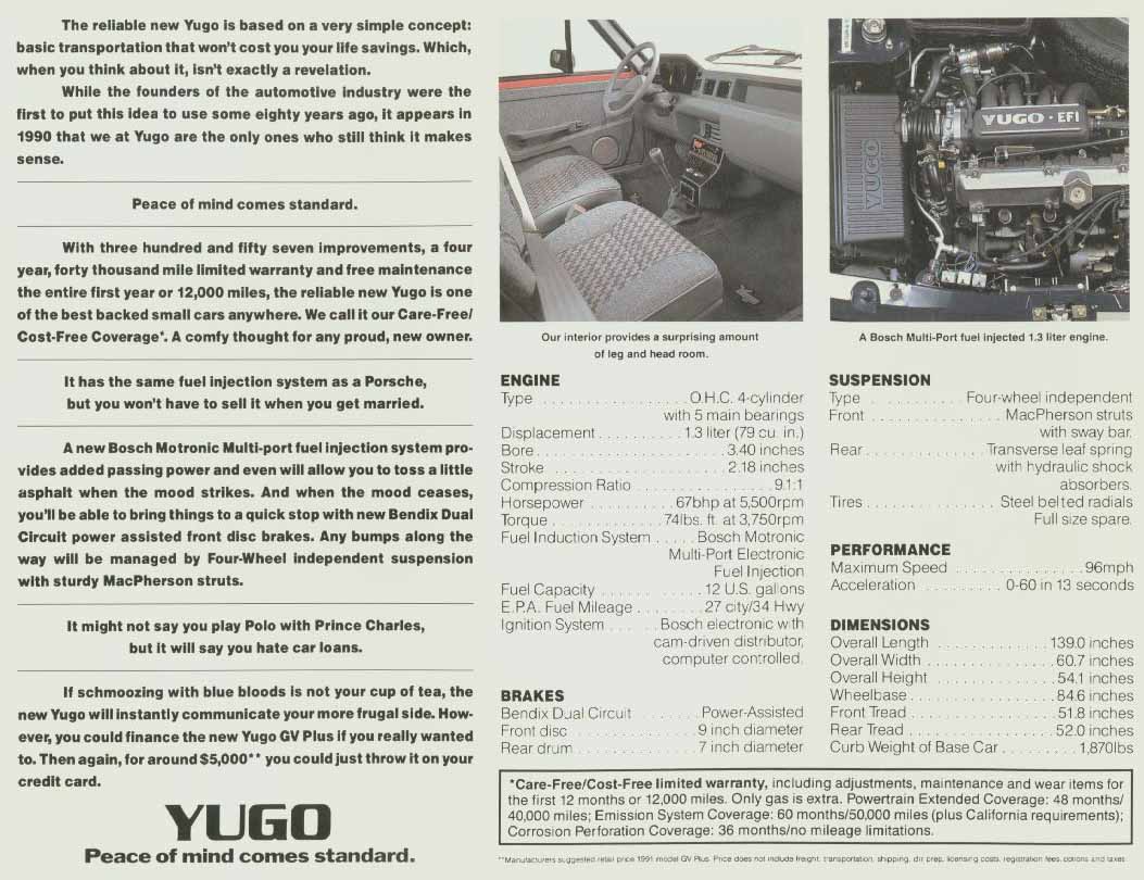 Yugo GV Plus