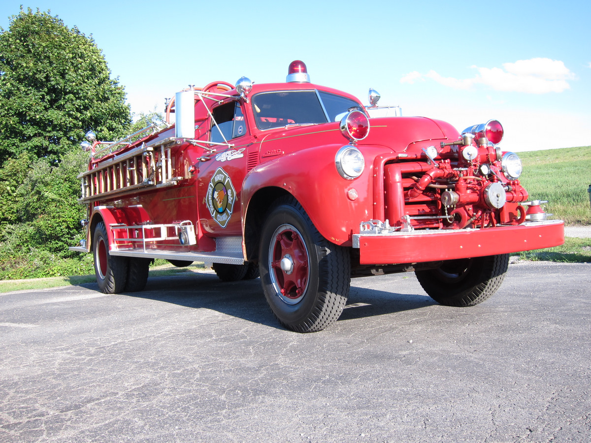 GMC 450 fire truck
