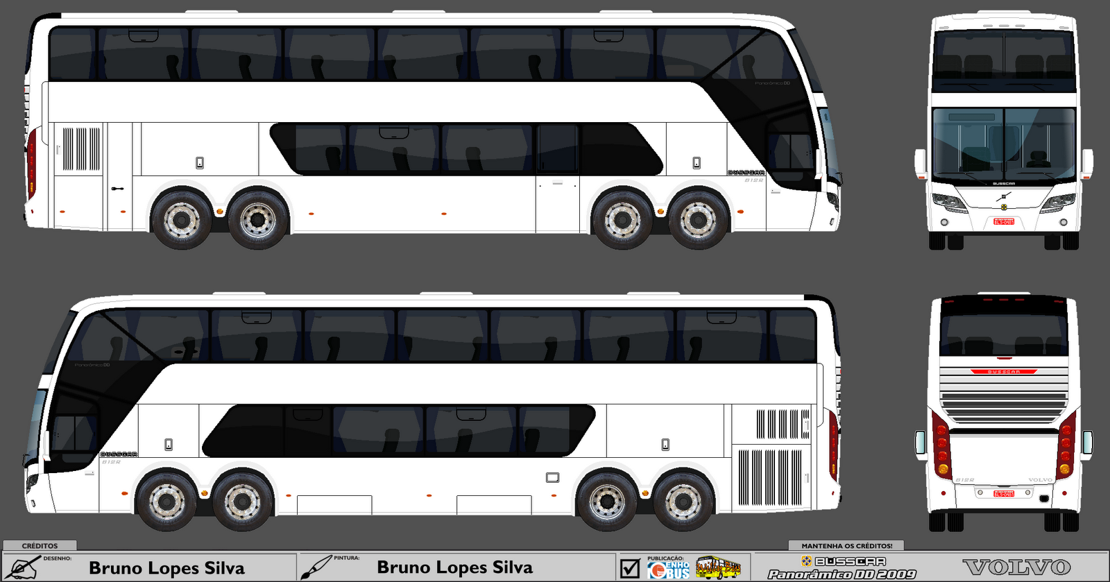 Volvo B12R Busscar Panoramico DD