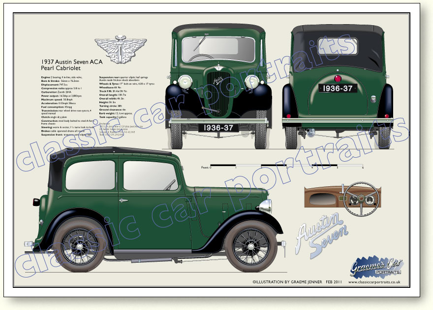 Austin Seven Pearl Cabriolet