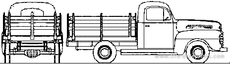 Ford F-1 Stake Truck