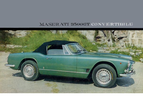 Maserati 3500 GT Spider Vignale