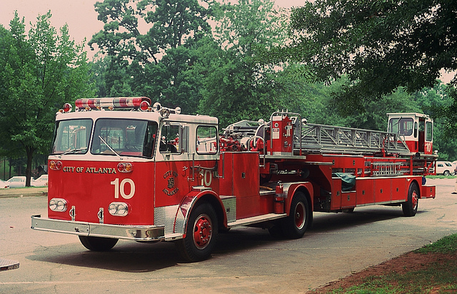 Seagrave Tiller Ladder Truck