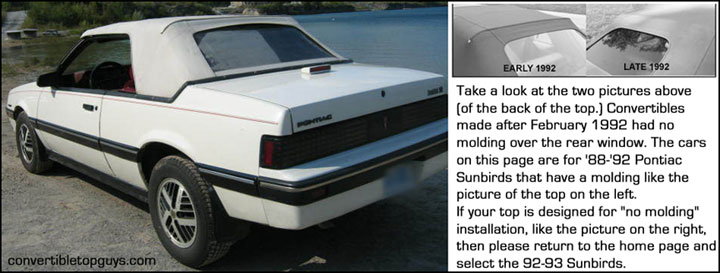 Pontiac Sunbird Convertible