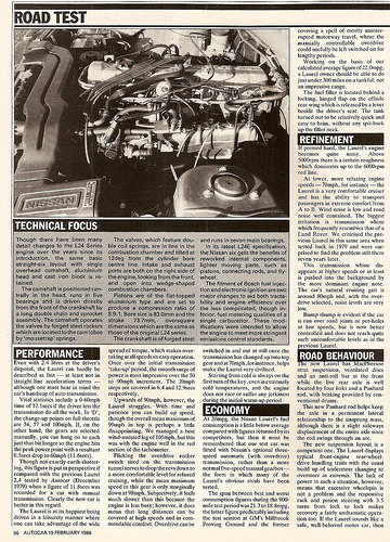 Nissan Laurel 24L SGL