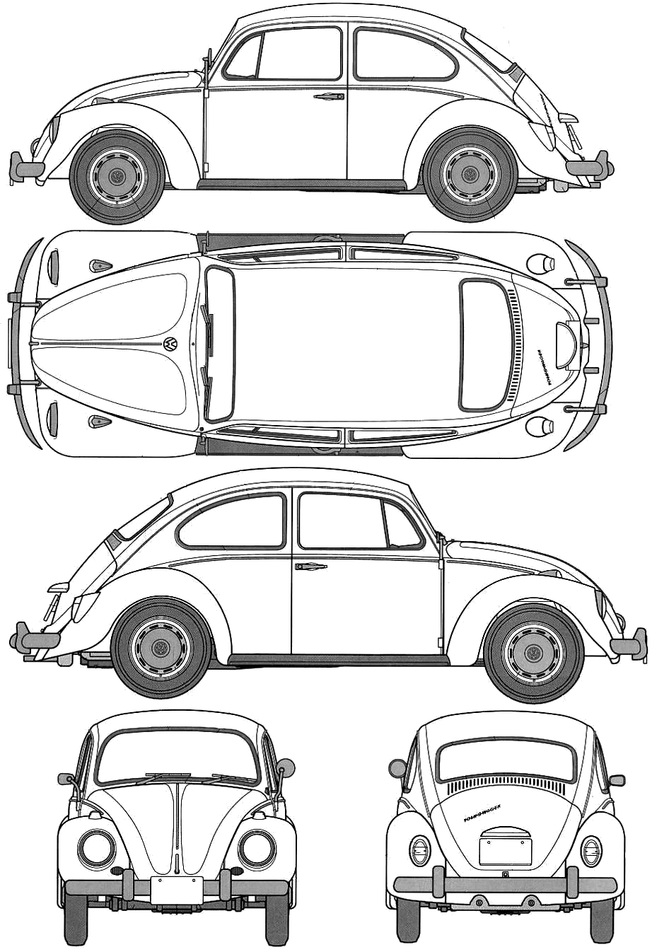 Volkswagen Typ 1 Sunroof Sedan