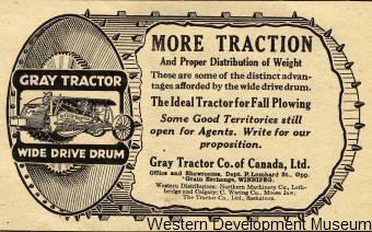 Gray Drum Drive Tractor