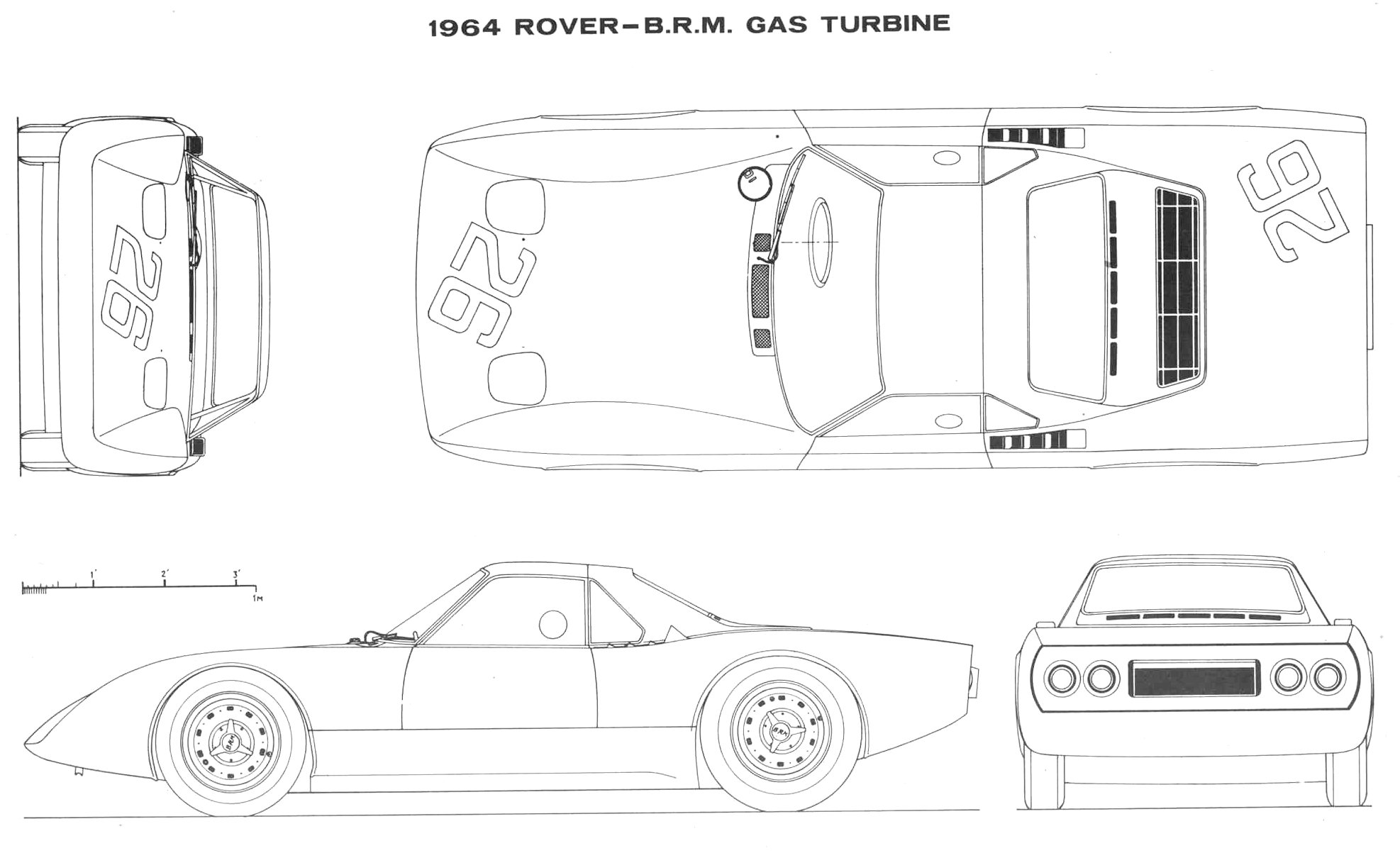 Rover BRM Turbine Roadster