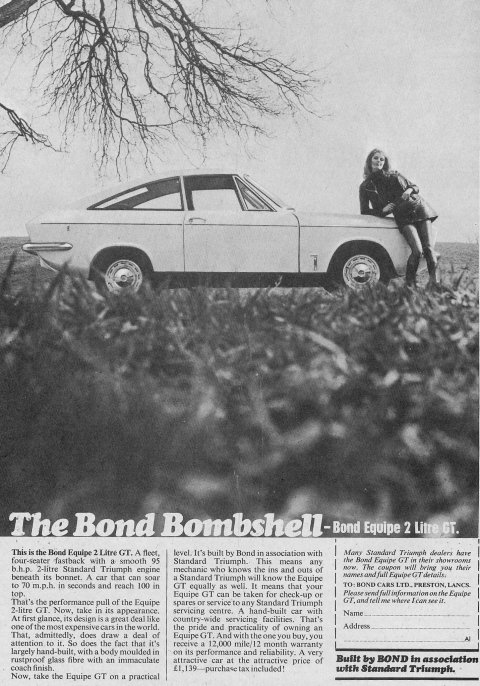 Bond Equipe 25 GT Mk 2