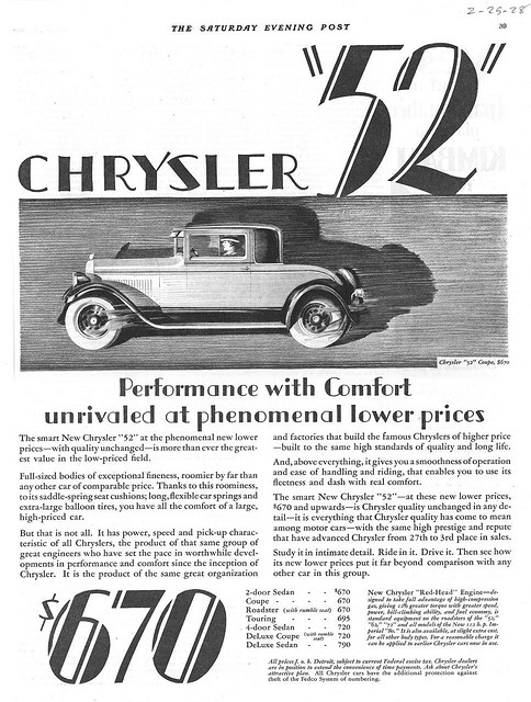 Chrysler Model 52