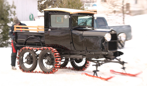 Ford Model T Snowmobile