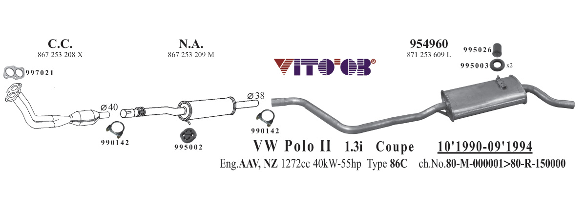 Volkswagen Polo II Coup Typ 86C