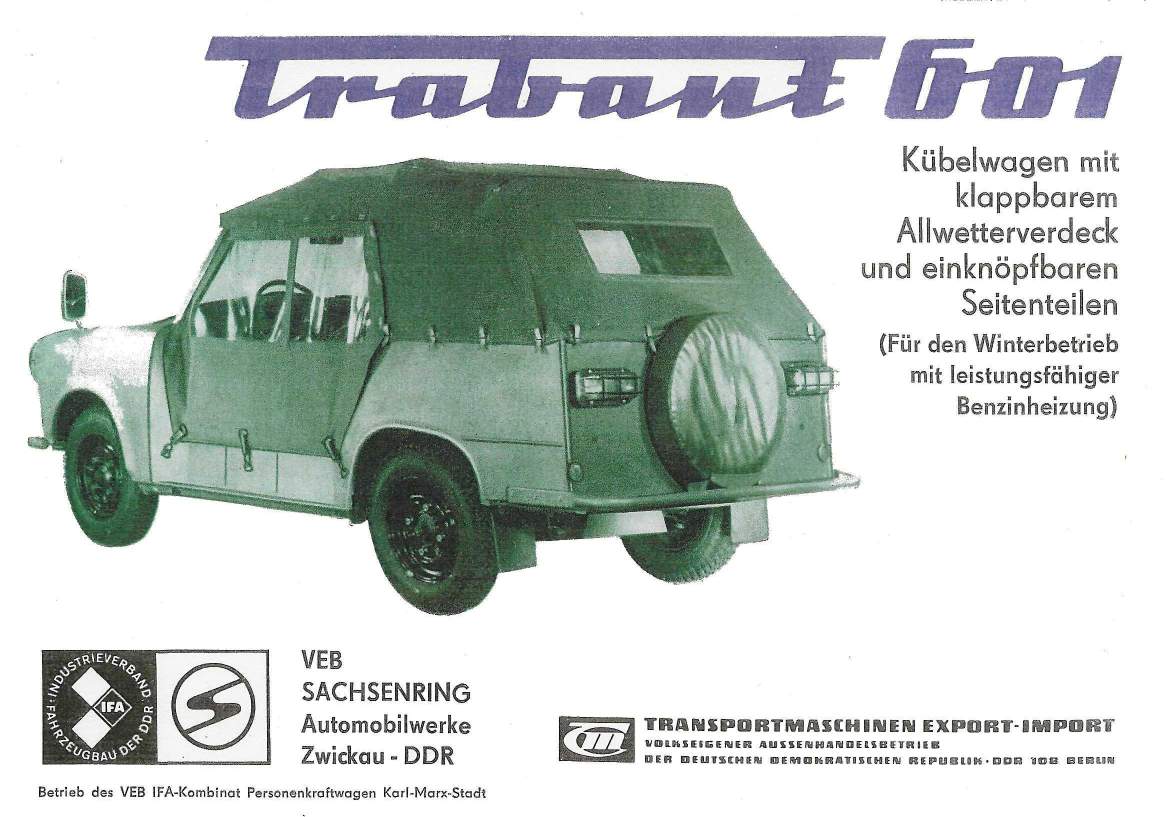 Trabant 601 Kubelwagen