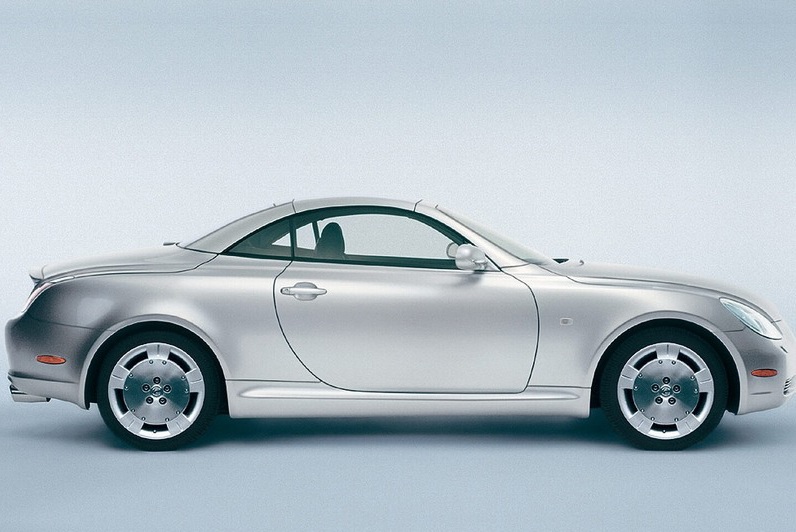 Lexus sc430 кабриолет красный