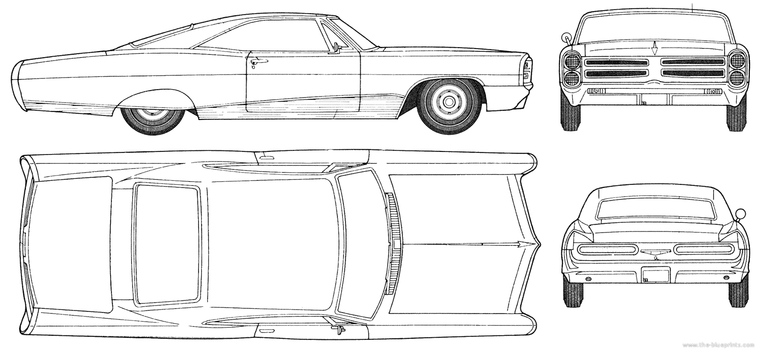 Pontiac Bonneville 2 Door Hardtop