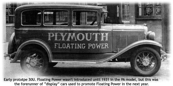 Plymouth Model 30U roadster