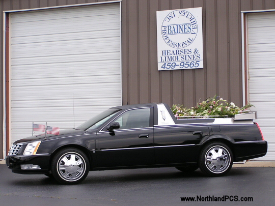 Cadillac Fleetwood flower car