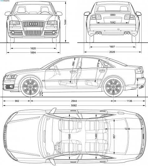 Audi S8 D3 Typ 4E