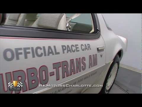 Pontiac Firebird Trans Am Turbo pace car