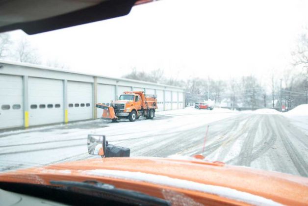 Saurer Deicing truck